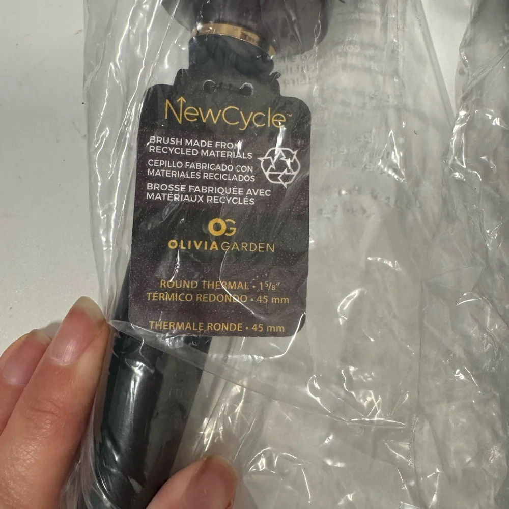 Olivia Garden Black Hair Brush Trio - Picture 2 of 5